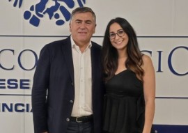Vito D'Ingeo, presidente Confcommercio Ba-Bat e Giulia Pascale, nominata a far parte del DUC di Conversano