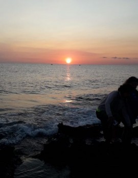 L'alba di questa mattina, 1 settembre 2023, a Cozze