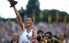 Maurizio Damilano, marciatore italiano, campione olimpico a Mosca 1980 e due volte campione mondiale della 20 km