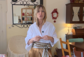 Marsibel auspica un mondo di pace con il colore bianco, dal gileppo&hellip;