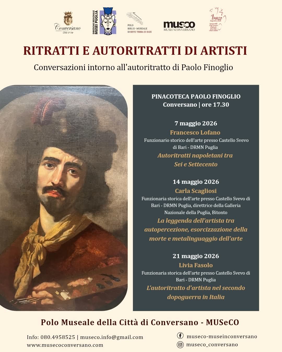 “L’autoritratto d’artista nel secondo dopoguerra in Italia”, Giovedì 21 maggio alle 17.30&hellip;