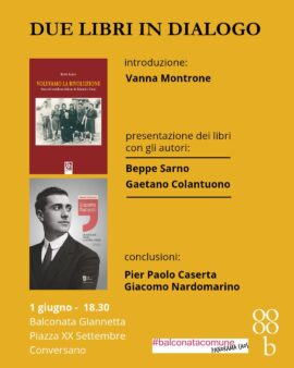 Conversano, si parla di socialismo nel “salotto pubblico” della Balconata Giannetta. Lunedì&hellip;