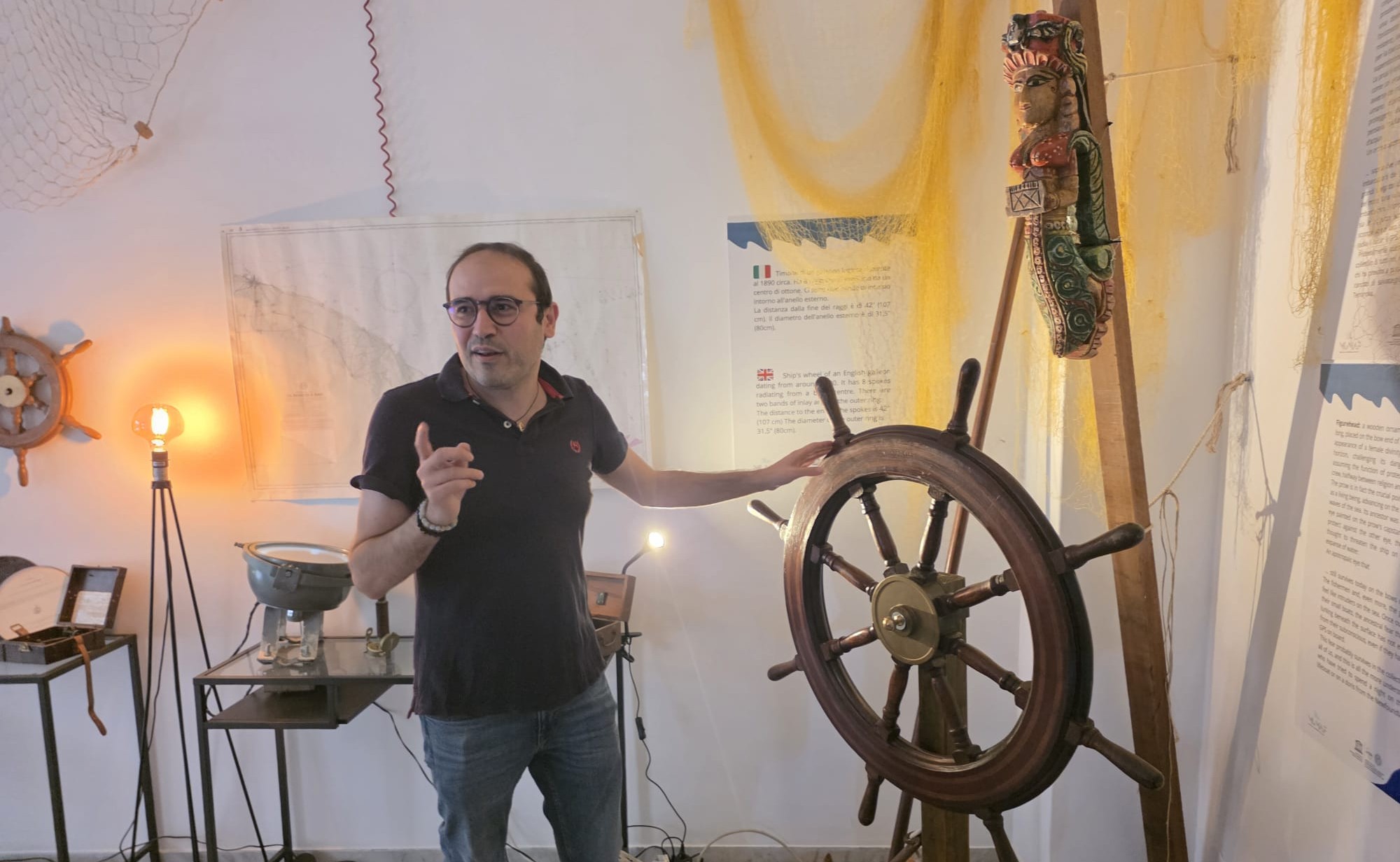 Con Michele Claudio Masciopinto nel MUSAF (museo della marinità e dei fari). Una proposta culturale nel centro storico di Conversano