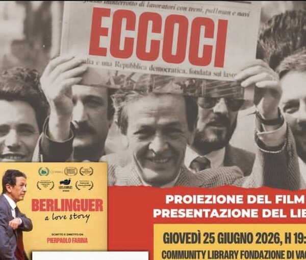 Libro e film sulla figura di Enrico Berlinguer. Alleanza Verdi e Sinistra (AVS) di Conversano riparte dalle radici