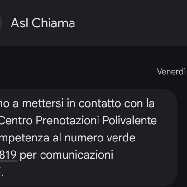 ASL chiama, ma è una truffa. Chi è in possesso di dati e numeri dei pazienti/utenti?