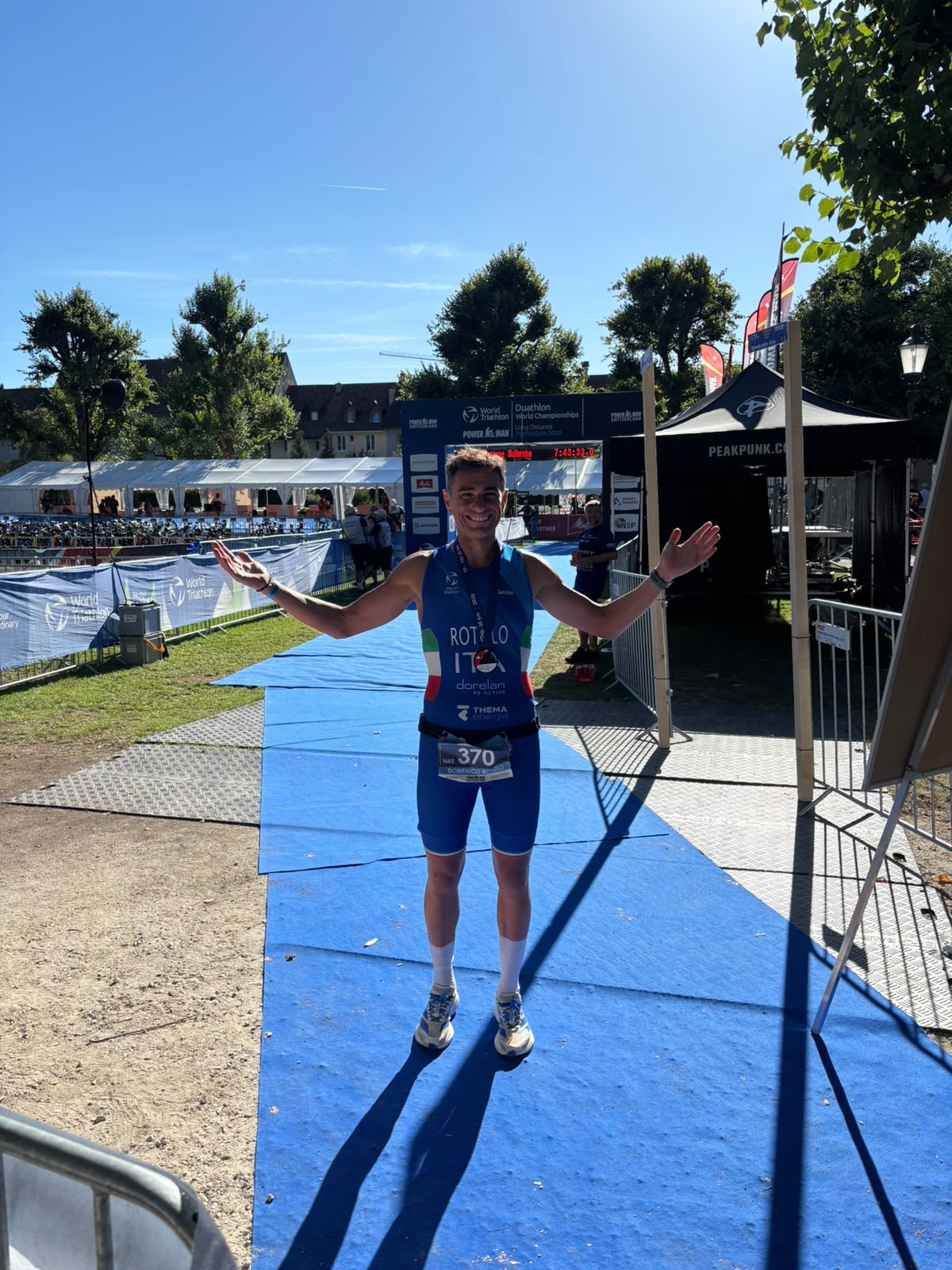 Il conversanese Domenico Rotolo da applausi a Zofingen (Svizzera), è medaglia di bronzo ai Mondiali di Duathlon Long Distance